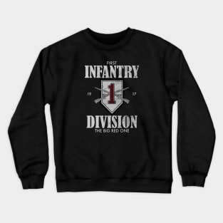 1st Infantry Division (distressed) Crewneck Sweatshirt